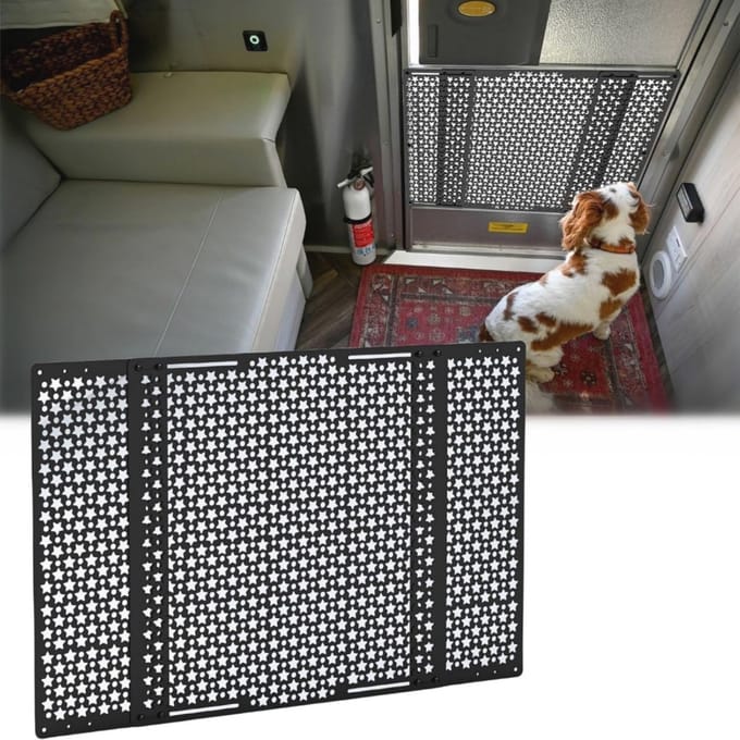 Verstelbare RV Deurbeschermer en Scherm, 22" - 31,5", Zwart
