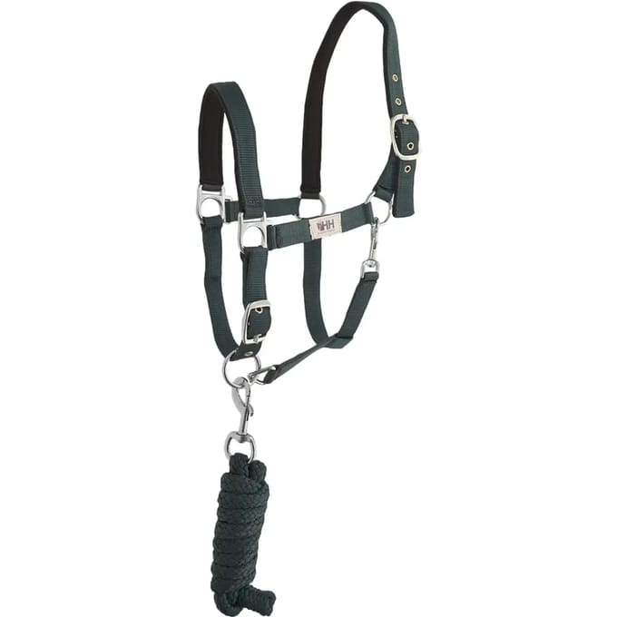 Nylon Halster voor Paard met Longe Hispano Hipica