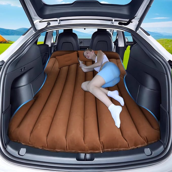 Autobed 2 Persoons - Auto Luchtbed - Opblaasbaar bed - Reismat