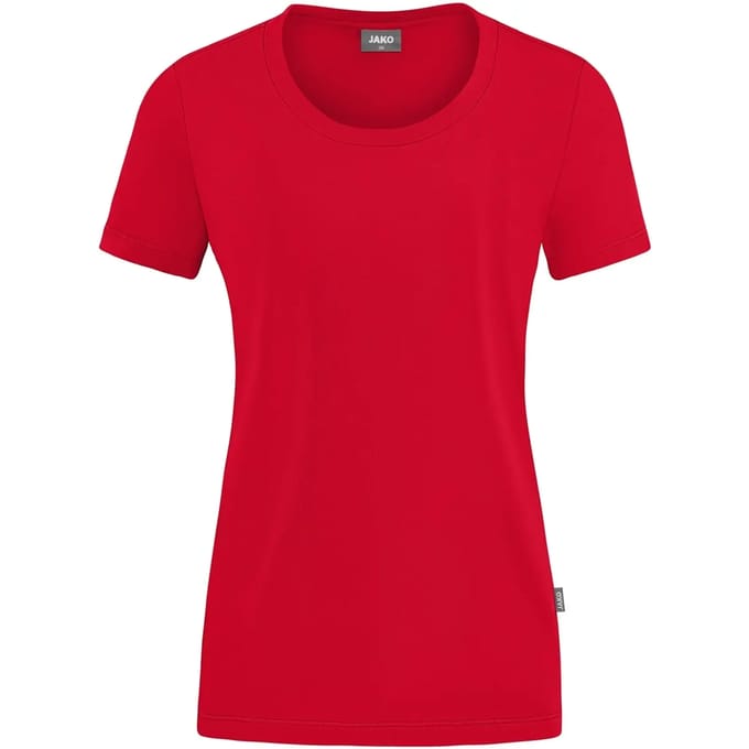Jako Organic Stretch-T-Shirt Dames - Rood | Maat: 48