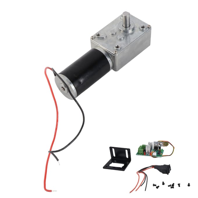 DC12V Motor met Vertanding Turbo Worm Snelheidsreductie Machineaccessoires met 8mm As