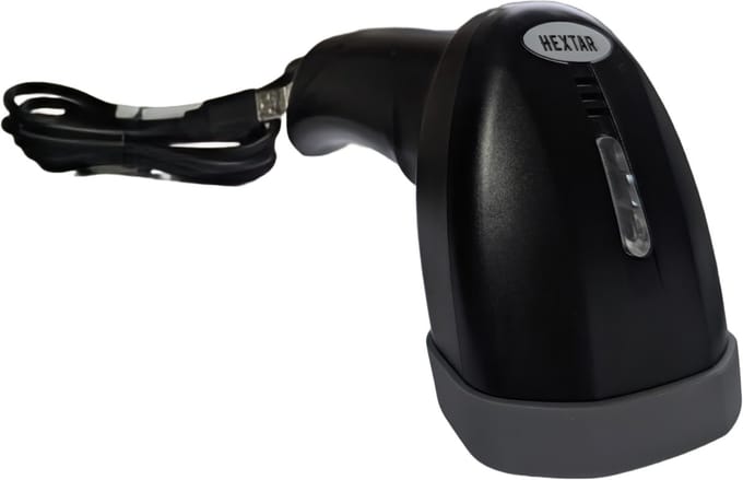 Hextar KE-1000 - USB Barcodescanner - Laser - NL Handleiding