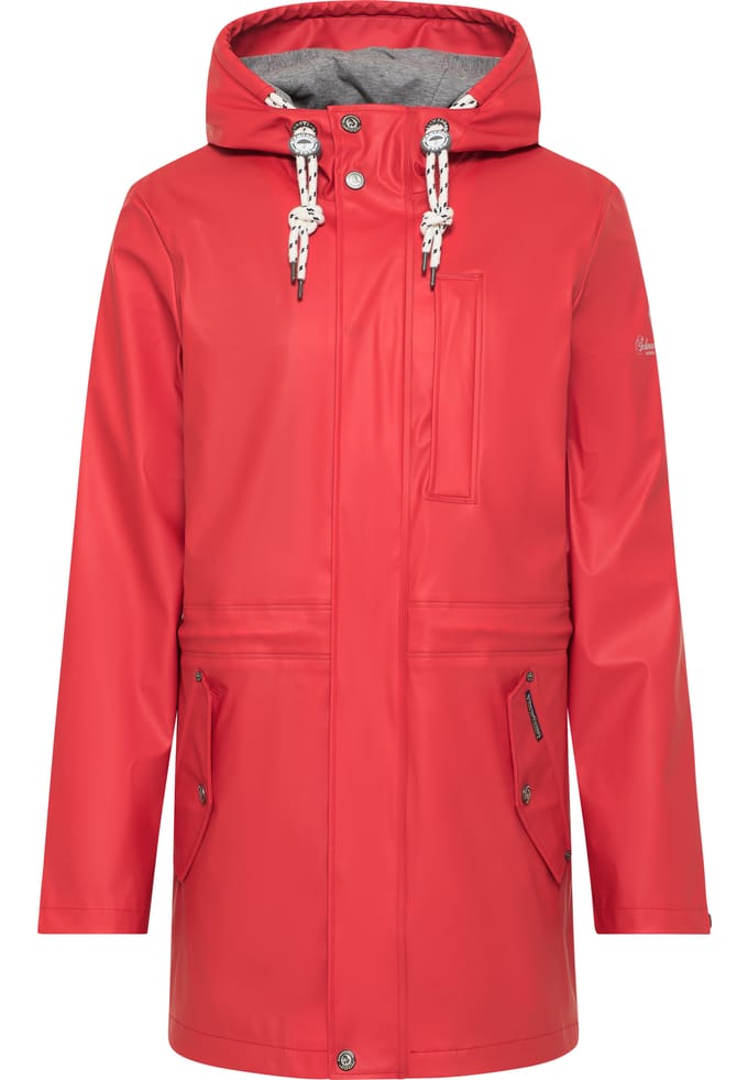 Schmuddelwedda Mackintosh bridgeport Heren Rood-271