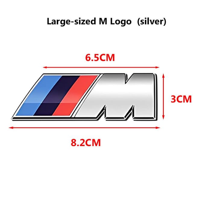 Auto M Logo Spatbord Zijembleem Achterklep Badge Sticker Accessoires Voor BMW E34 E46 E39 E38 E90 E60 E36 F30 F30 F10 E92 E38 E91