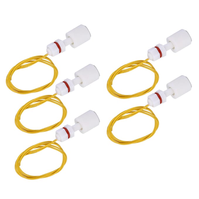 5 stuks PP Plastic Vlotterschakelaar Watertank Zwembad Vloeistofniveau Sensor Controller P3508