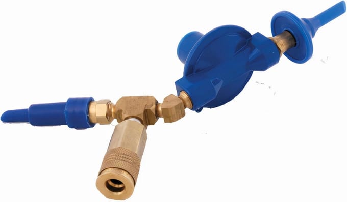 Drukventiel met manometer