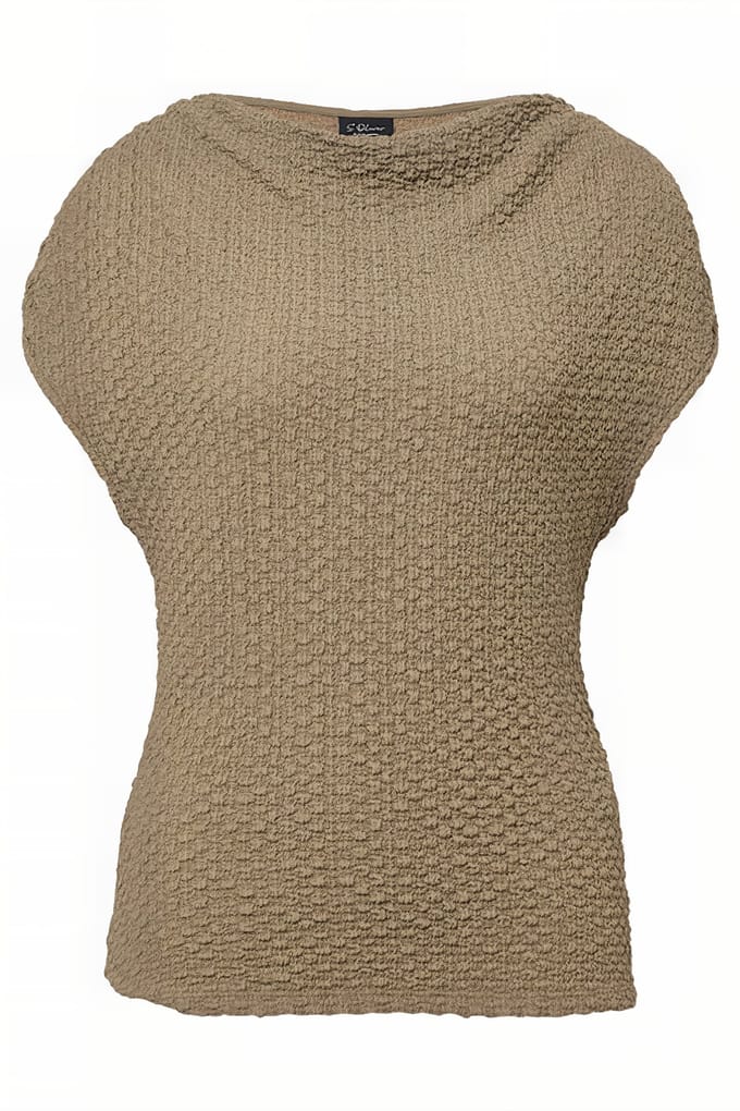 s.Oliver  T-shirts Beige Größe: 38 | Blusen Outlet | Damen | Braun