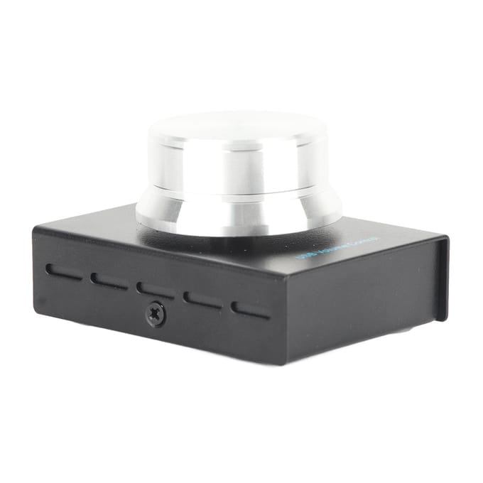 USB Volumeknop Eén Toets Mute Multimedia Volume Regelaar voor PC Computer Luidspreker o white