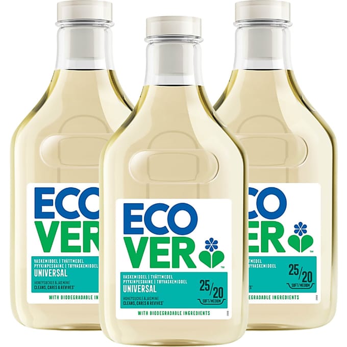 Ecover Universele Was Pack 3x1.5L