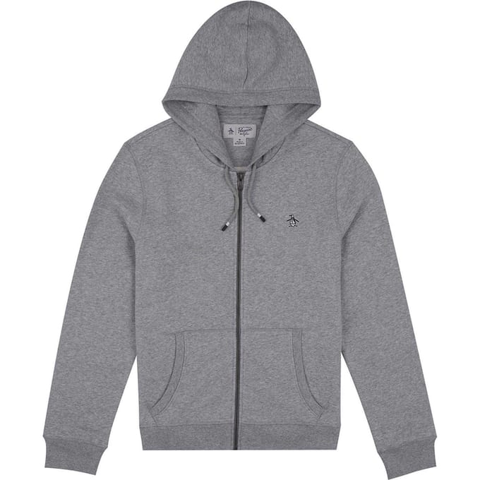 Original Penguin Heren Pete Regular-hoodie (Heide Grijs)