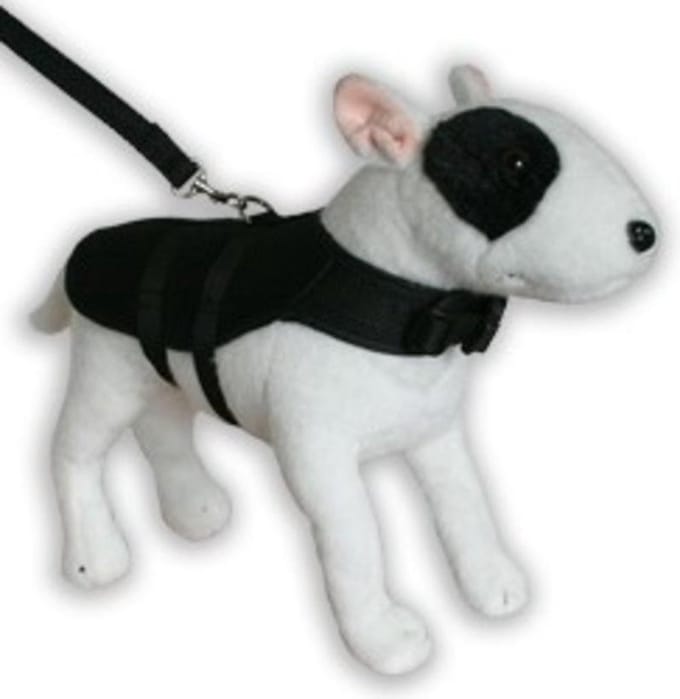 Doxtasy hondentuig Harness coat mesh black, M – borstomvang 36-42 cm, ruglengte 22 cm