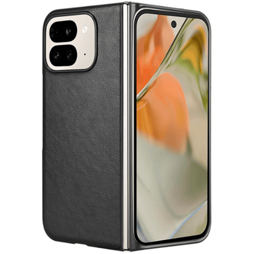 ShieldCase PU leren hoesje geschikt voor de Google Pixel 9 Pro Fold - kunstlederen back cover (zwart)