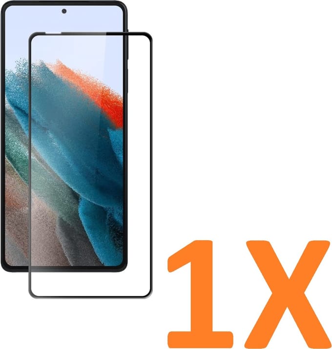 Screenprotector Glas - Full Coverage Tempered Glass Screen Protector [volledige dekking] Geschikt voor: Motorola Moto E32 / E32  - 1x