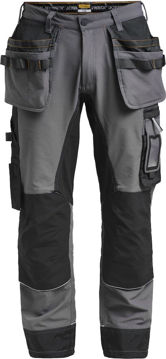 Jobman 2191 Stretch Trousers HP 65219118 - Donkergrijs/Zwart - D120