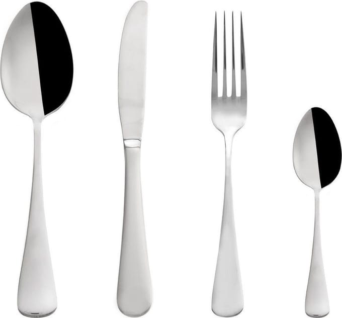 Bestekset Edelstaal voor 6 Personen 24 delig - Bestek Set
