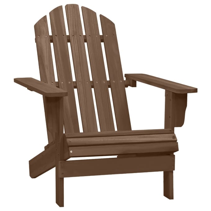 vidaXL - Tuinstoel - hout - bruin