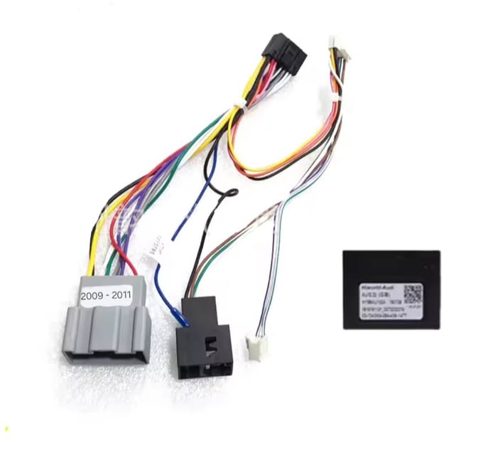 Iso kabel autoradio kabelset met canbusdecoder | geschikt voor Ford fiesta 2009 - 2011 | Android carplay radio stekkers | Connector canbus plug | verloopstekker | 2009 2010 2011 canbus decoder