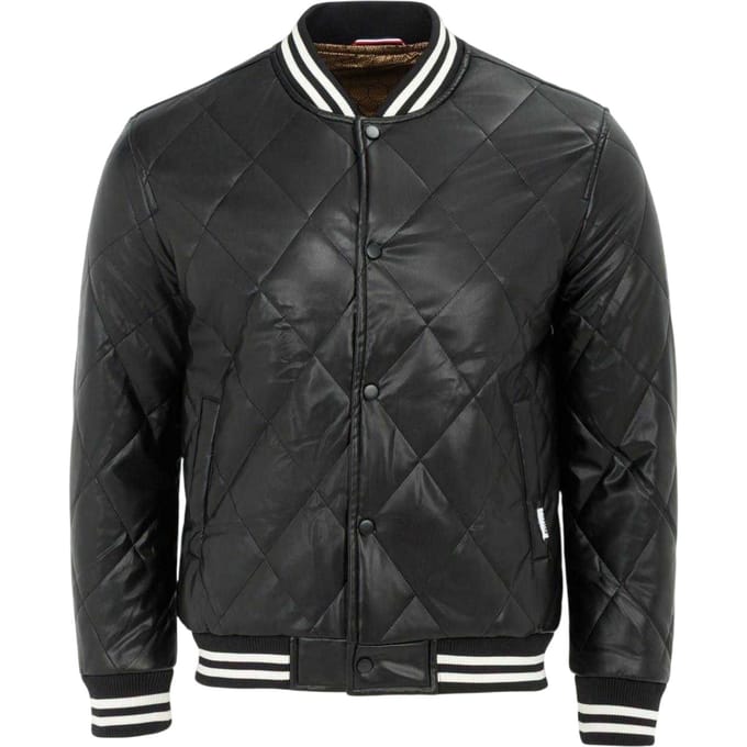 Firetrap Heren Snap Bomberjack (Zwart)