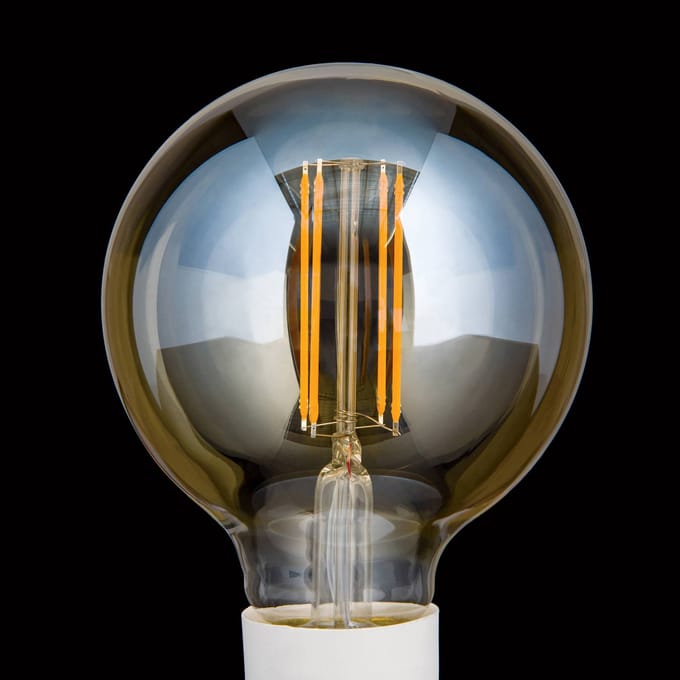 ORION LED bollamp E27 G95 6W amber 2.200K dimbaar
