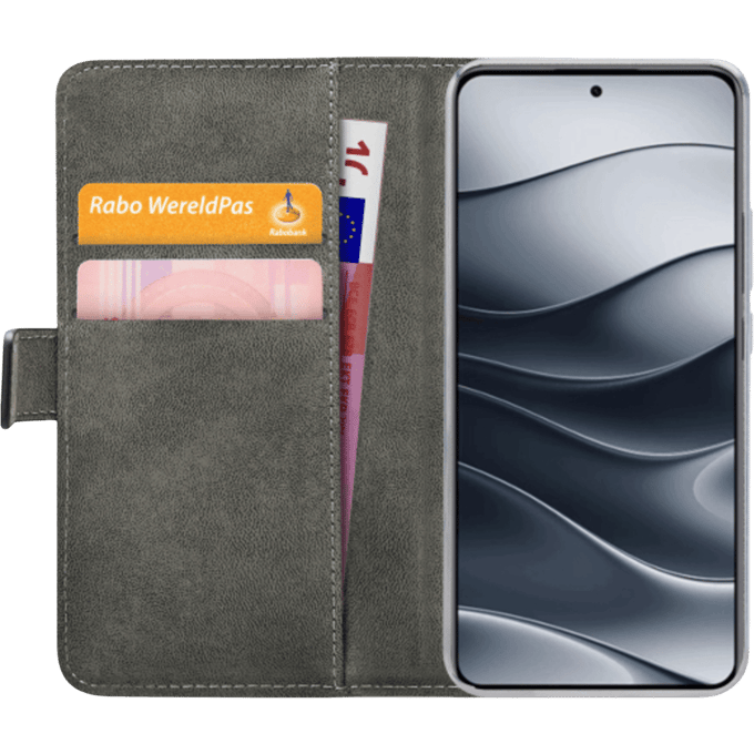 Mobilize Xiaomi Redmi Note 14 5G Portemonnee Hoesje Zwart