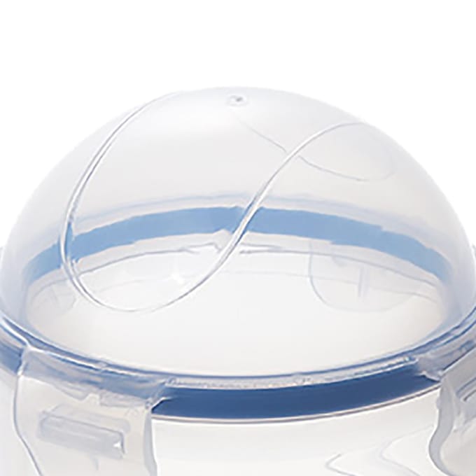 Kleine Fruit Groente Opbergcontainer Magnetronbestendig Plastic Ui Opbergcontainer met Deksel voor white