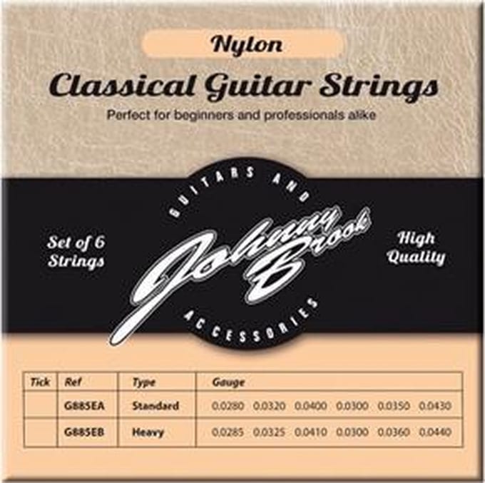 Set van 6 Nylon Klassieke Gitaar Snaren