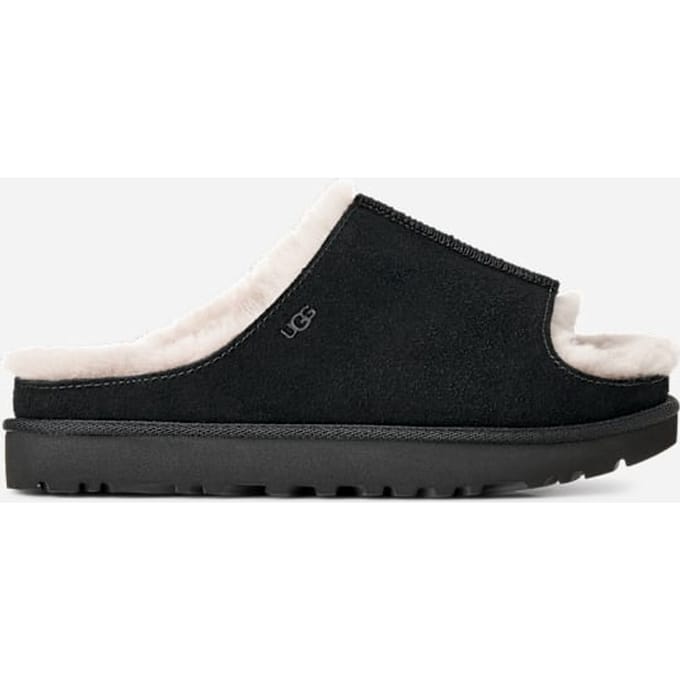 UGG® Greenport Slide for Women in Black, Suede