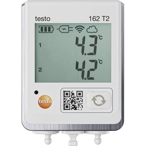 testo 0572 1622 162 T2 Temperatuur datalogger Te meten grootheid Temperatuur -50 tot 150 °C Incl. wandhouder