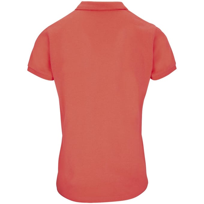 SOLS Dames/Dames Planet Piqué Biologisch Poloshirt (Pop Oranje)