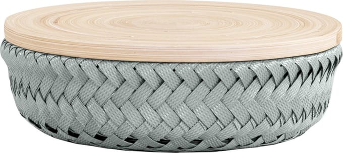 Handed By Wonder XS - Opbergmand rond met deksel- eucalyptus
