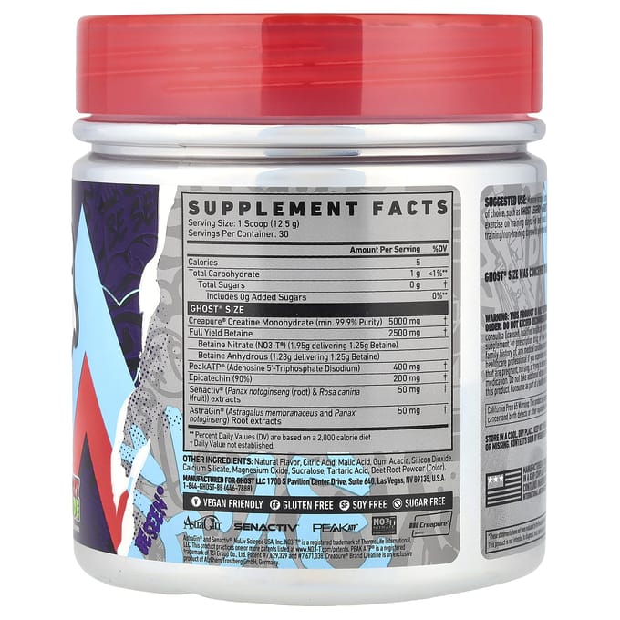 Ghost, formaat, Muscle Builder, Cherry Limeade, 375 g (13,2 oz)