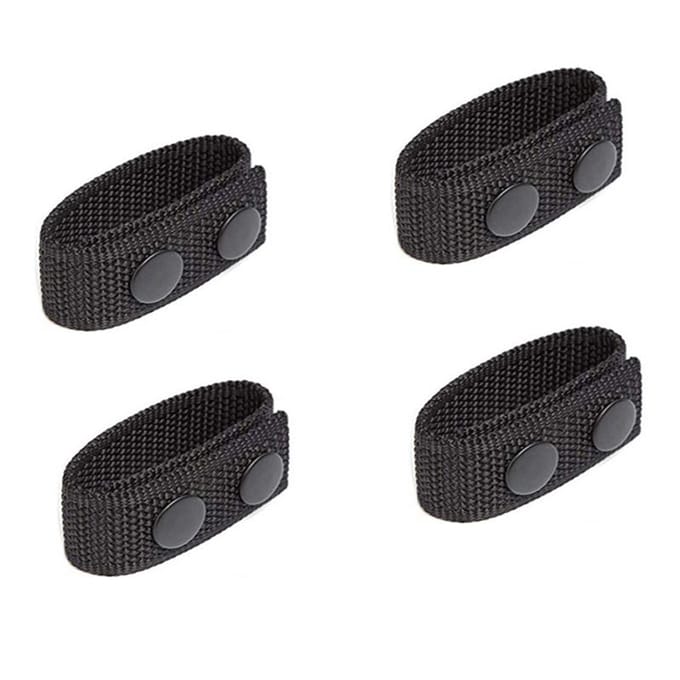 4 Stuks Tactische Riemgesp Heavy Duty Riemhouder Draagbaar Webbing Strap Militaire Molle Riem Uitrusting Accessoires Buitensporten 4Pcs