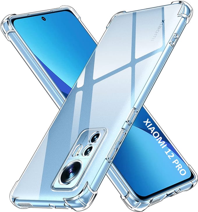 Hoesje voor Xiaomi 12 PRO backcover Shockproof siliconen Transparant