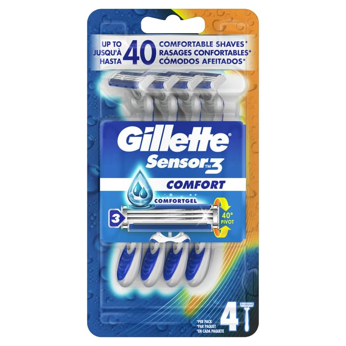 Gillette Sensor3 4 stuks