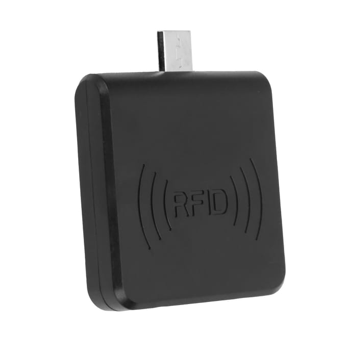 915MHz UHF Kaartlezer Compacte Labellees Scanner Micro USB Interface voor Android Telefoon gray