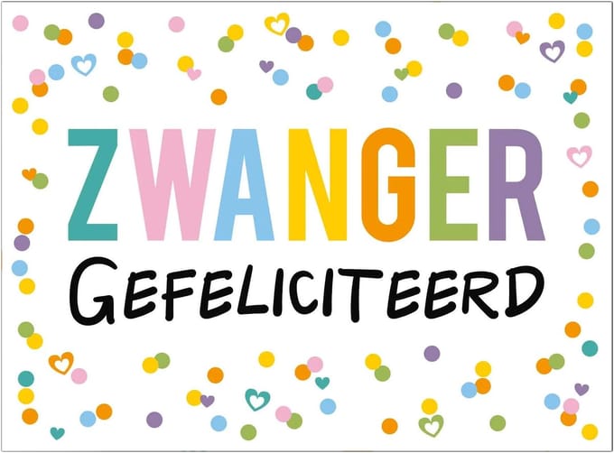 Kaart - Artige -Eyecandy - Zwanger, gefeliciteerd - EC04-C