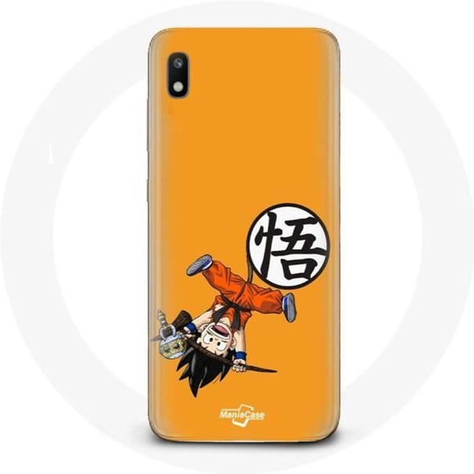 Coque pour Samsung Galaxy A10 Goku Dragonball Z Enfant Anime zwart