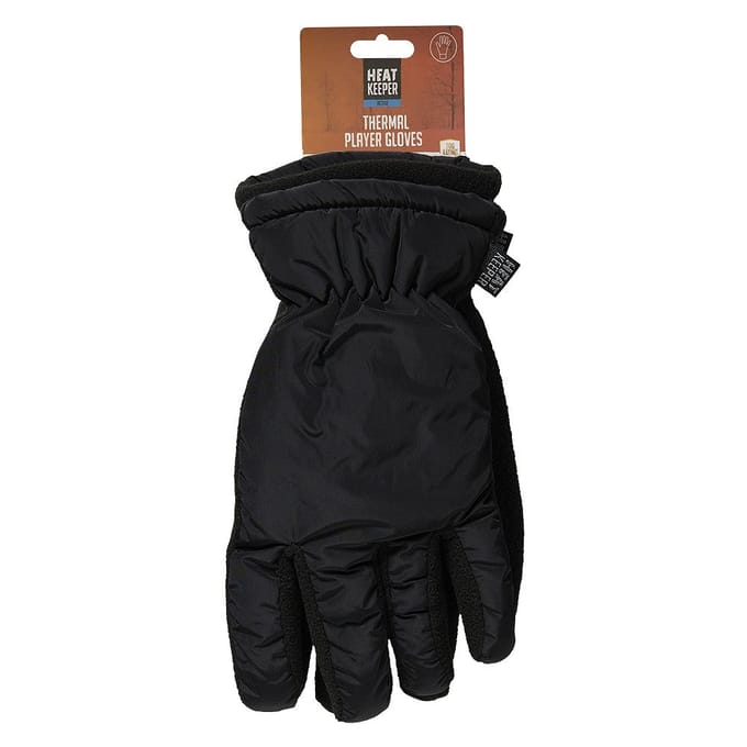 Mega thermo handschoenen heren - Zwart - 1-Paar - S/M