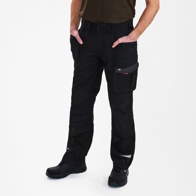 Engel Galaxy werkbroek met holsterzakken 2811-254 - Black / Anthracite Grey - 56