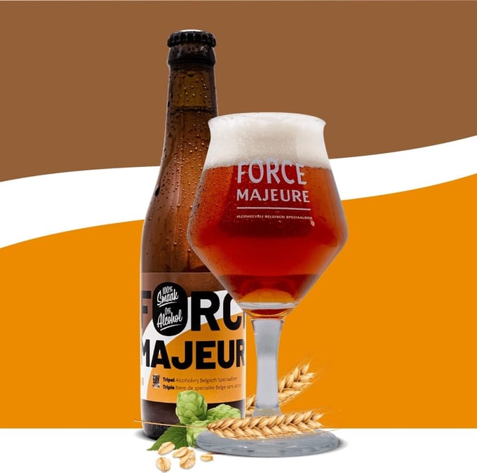 Force Majeure - Tripel - Alcoholarm bier - 24x33cl