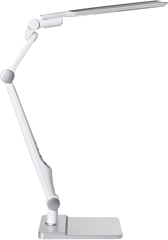 PEGASI - Bureaulamp LED - Zilver - Synthetisch materiaal