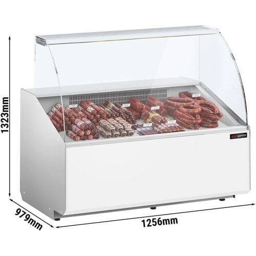 GGM Gastro Kühltheke - 1300mm - Frontblende Weiß