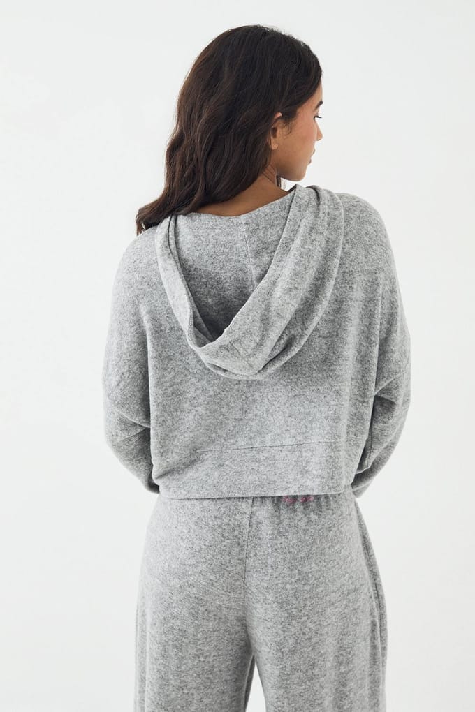 Dames DSGN Studio Lounge Ritshoodie | Ash Grey | Maat: Medium