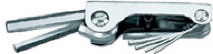 Gedore SCL 42-90A Zeskant Haakse schroevendraaierset 5/64 inch, 3/32 inch, 7/64 inch, 1/8 inch, 9/64 inch, 5/32 inch, 3/16 inch, 7/32 inch, 1/4...