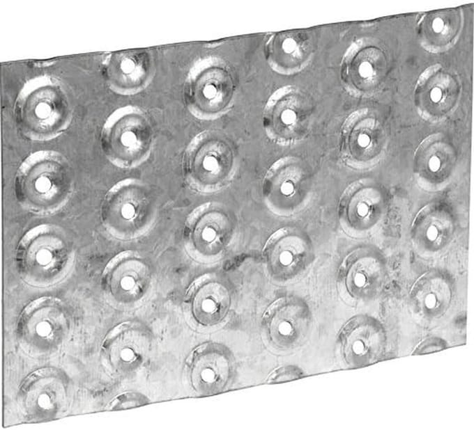 Gegalvaniseerde Handnagelplaat 200x150mm - Sterke Verbindingsplaat voor Houtconstructies