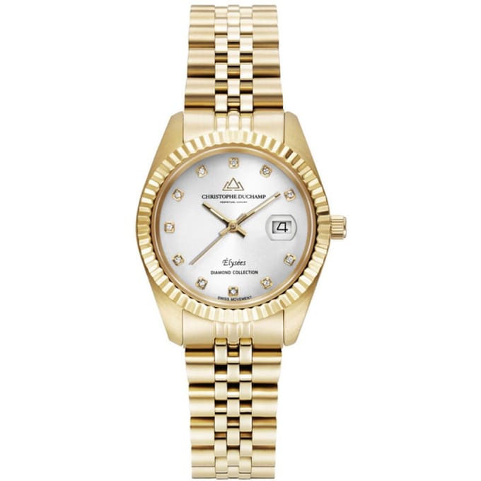 Christophe Duchamp Diamond Elysee dames Horloge 33mm CD7201-4