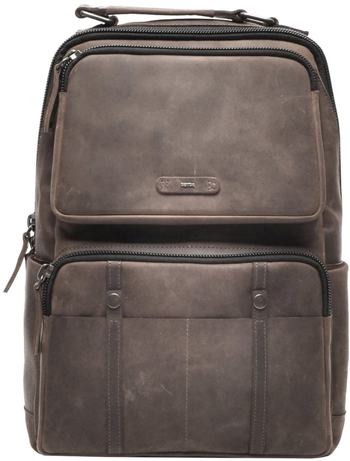 Berba Leren Schoudertas STELLA 075-606-76 Taupe