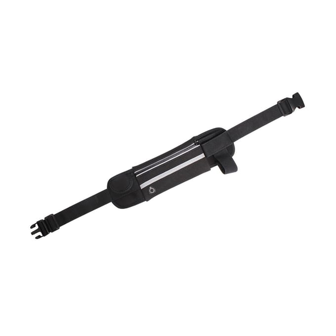 Hardloopriem Heuptas Grote Capaciteit Waterdicht Schokbestendig Heuptas Tas voor Buitensporten black