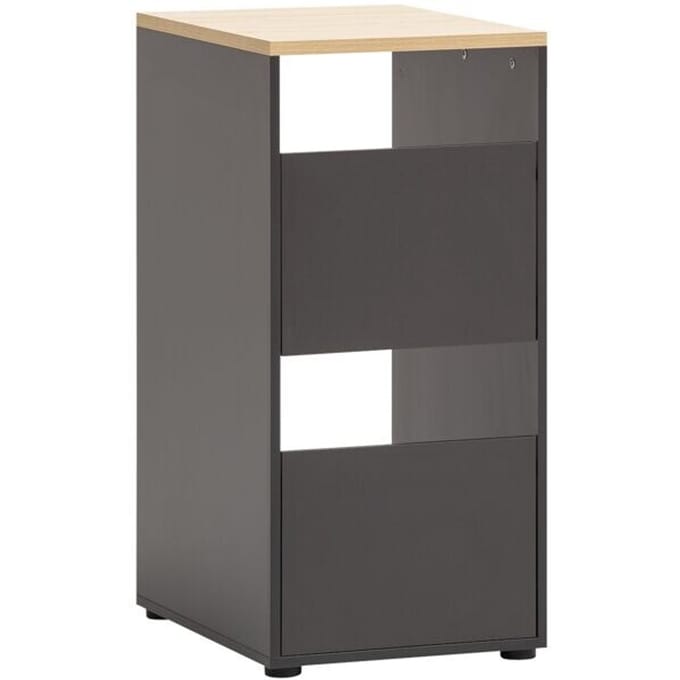 SCHILDMEYER Kast Solea (2 vakken, hoogte 95,8 cm, antraciet)