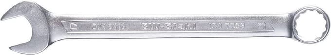 SW-Stahl 00801L Ringsleutel 6 mm I Steeksleutel SW 6 mm I Ringsleutel I Dubbele sleutel I Combisleutel I Steeksleutel I Ringsleutel